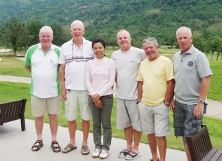 The winners at Royal Hills (from left to right) Ed Delaney, John Stafford, Mon Bennett, Sel Wegner, Bernie Stafford and Paul Greenaway.